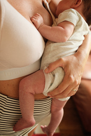 One Lunnie Bra. Two Moms. Three Babies.